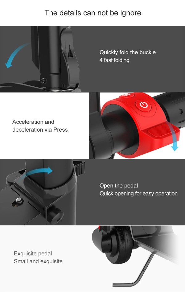 Høy ytelse sammenleggbar ryggsekk E-Scooter High Performance Foldable Backpack E-Scooter